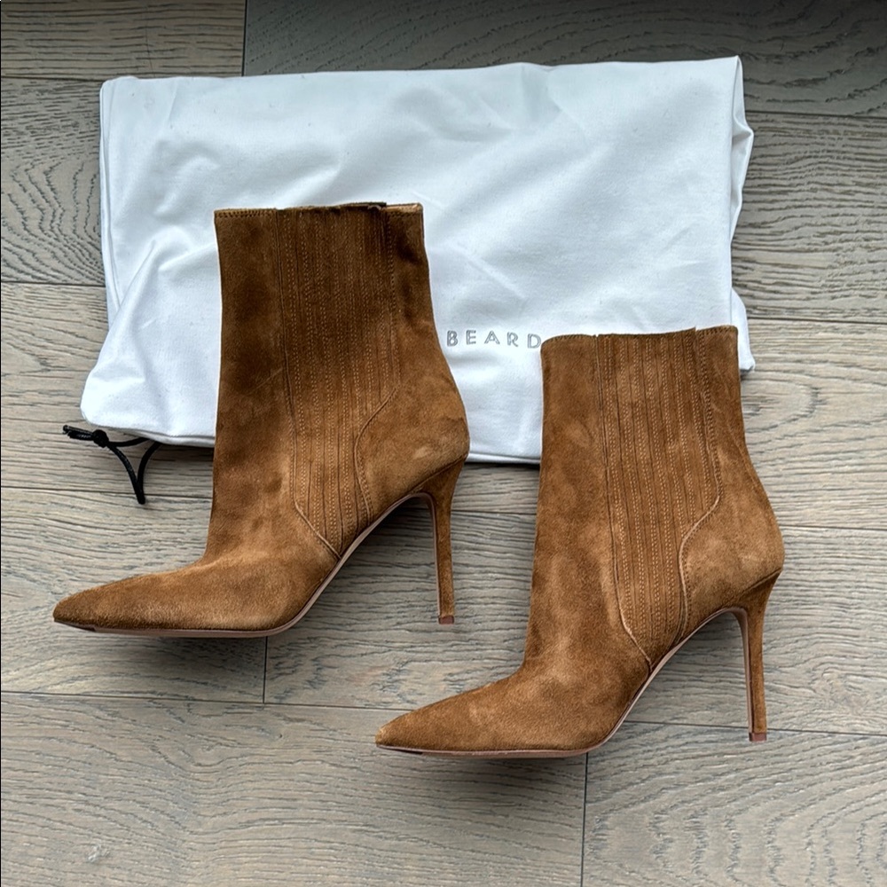 Brown Suede Ankle Boots